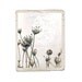 Indigo Prairie Song Fine Art Nature Photograph -Seed Blue Flower Dreamy White Vintage Style