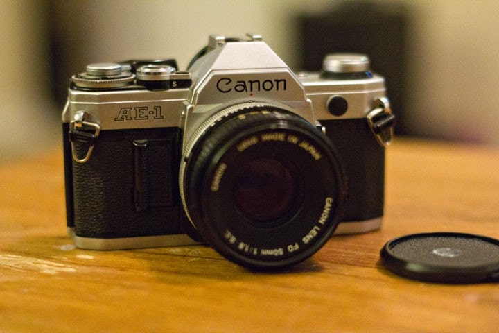 Vintage Canon AE-1 35mm film Camera