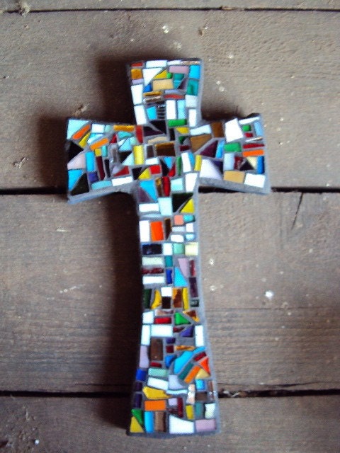 Mosaic Little Pieces Cross