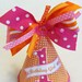 Bright Pink and Orange Party Hat