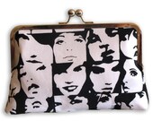 Pop Faces Clutch Purse