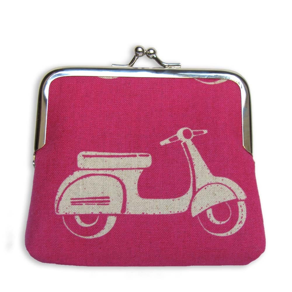 Vespa Scooter Coin Purse