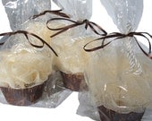 NEW - Cupcake Soap - Handmade Cold Process Soap - Toasted Almond Scent