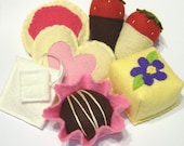 Tea Party Sweets PDF Felt Food Pattern
