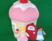 Cupcake Cottage and Little Girl Dolls PDF Pattern