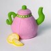 Felt Food Pattern Tea Party Set - PDF
