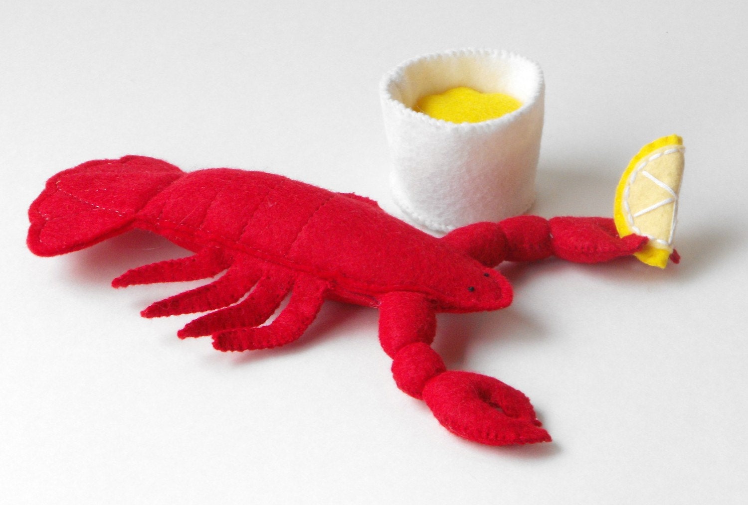 Lobster Crab Seafood Felt Food Pattern PDF