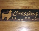 Llama Crossing  - Metal art