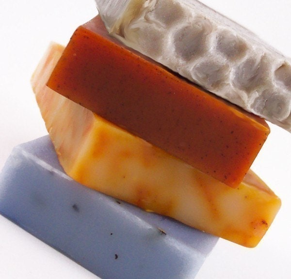 Handmade Soap Samples - Travel Size Treasures- All Natural Soap, Handmade Soap, Cold Process Soap, Eco Friendly Soap