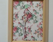 Nora - embroidered nude portrait