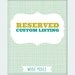 4x6 Custom Birth Announcements RESERVED for Christine
