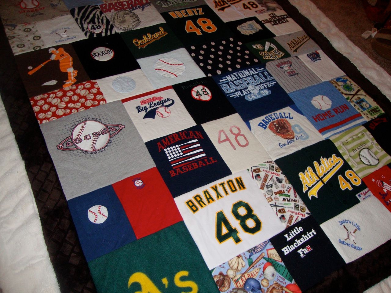 Custom Memory Quilt made from your Little Love's baby clothing- oversized/ adult size throw