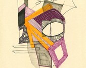 City Lights. 8 1/2 in. x 11 in. print