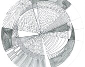 Line Circle 2. 8 1/2 in. x 11 in. print