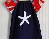 Nautical Starfish Dress - 4/5T ONLY by The Trendy Tot