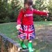 Union Jack Flag Skirt - Sizes 2T, 3, 4, 5, 6, 7 - As seen in Cool Mom Picks by The Trendy Tot