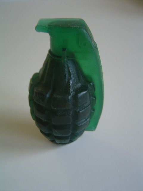 Grenade soap for guys, Army Green Hand Soap