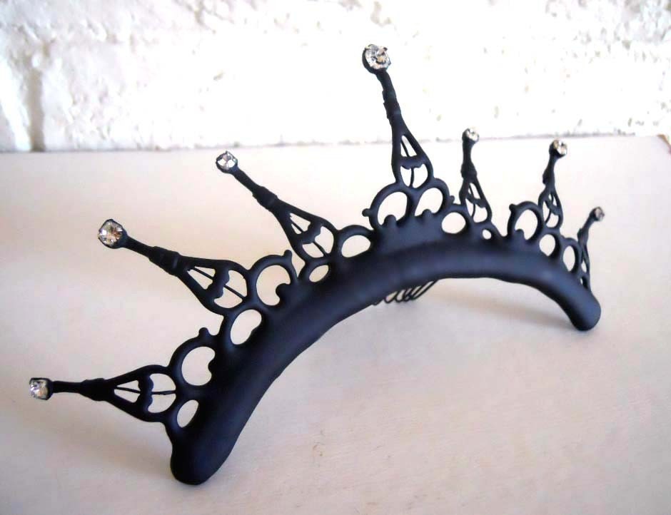 Neo Victorian Tiara Steampunk clock hands- Her Indiscretion in the Parlour
