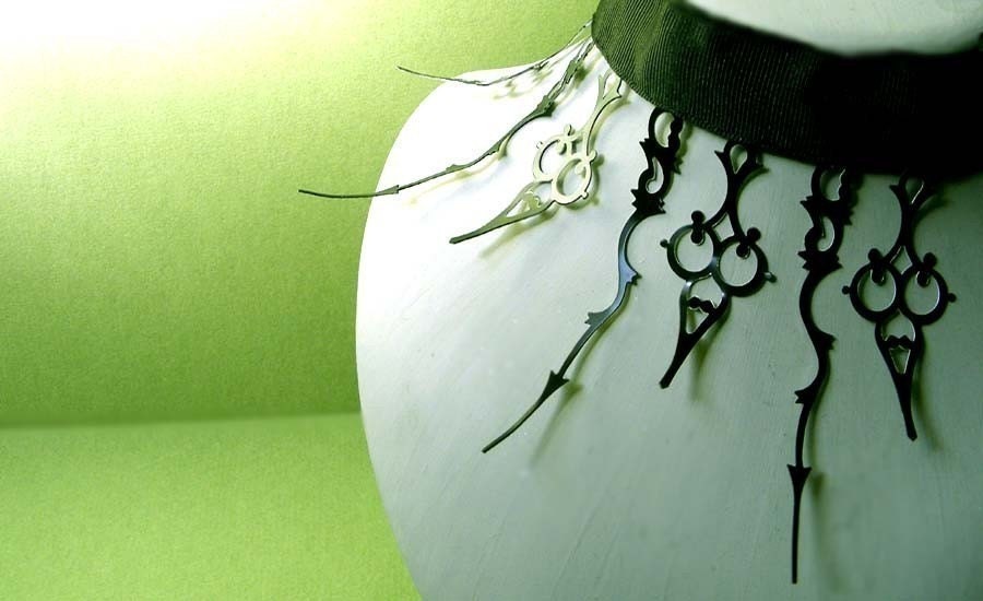Steampunk Choker/ Necklace Goth Noir Made to Order- There is Time Enough