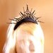 Gothic Tiara with large Fresh Water Baroque Pearls- The Queen of Hearts Royal Whim
