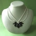 Rorschach necklace- Little ink blots for the modern woman