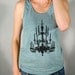 Screen Printed Chandelier Tank Tri Blend
