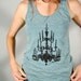 Screen Printed Chandelier Tank Tri Blend