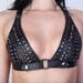 Full Stud Leather Bra