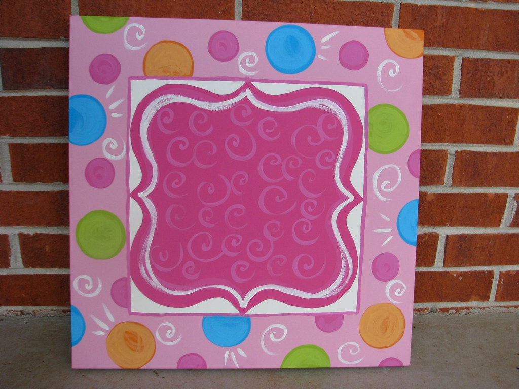 canvas art - quatrefoil