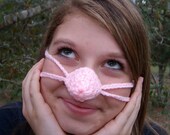 Pinkey Nose Nose Warmer, Teen, Tween, Woman, Nose Cozy, Crocheted, Cold Nose, Adult