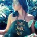 Atlantis Garden - Steampunk Goddess Breastplate Necklace with Enamel Flowers and Watch Gears