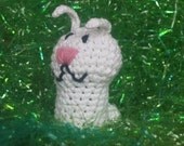 Brooklyn the Bunny, crochet puppet or mitten