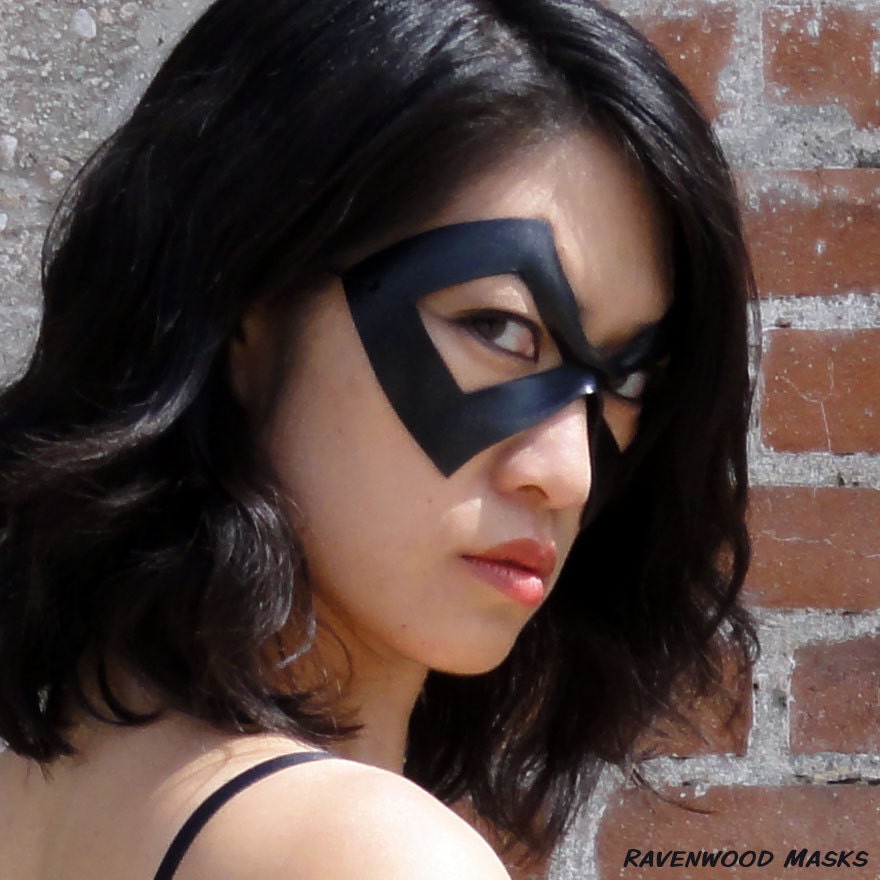 Leather mask - masquerade cosplay costume - Excite - Made to Order
