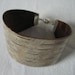 Birch bark cuff, Plumberry