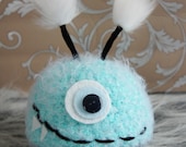 Blue Monster Newborn Baby Hat, Photography Prop