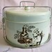 Vintage Cake Pie Carrier Scottish Terrier BBQ Chef