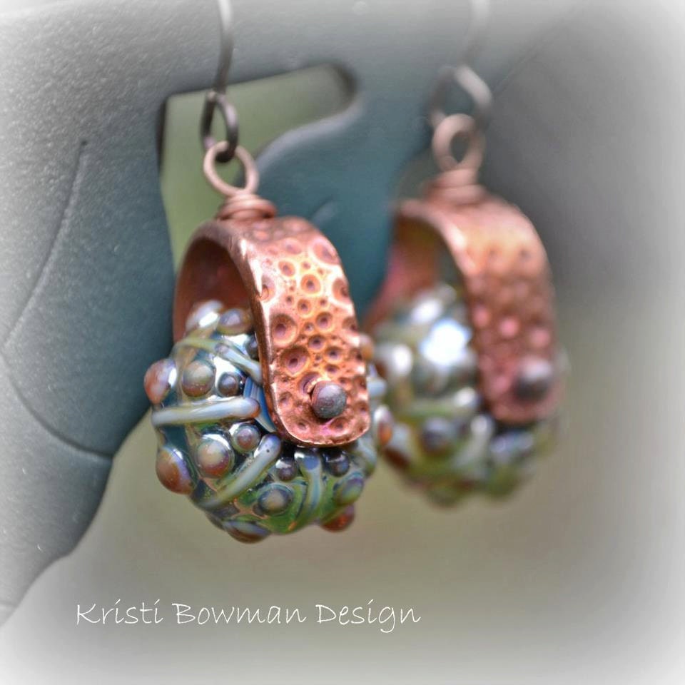 Handmade Sea Urchin Swivel Earrings MADE TO ORDER