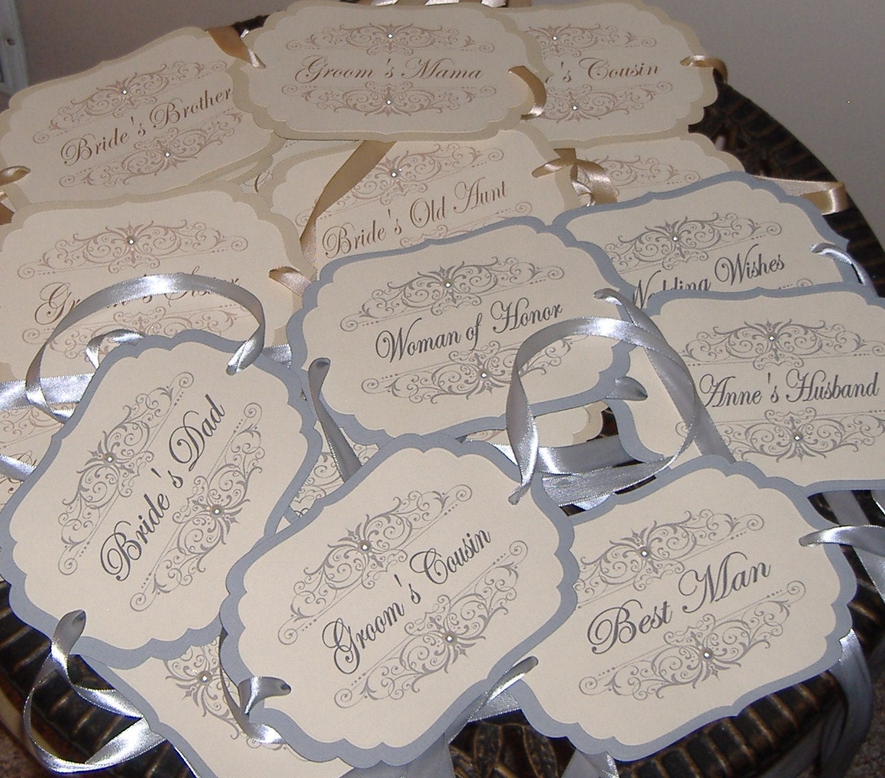 Wedding Chair Signs or Place cards