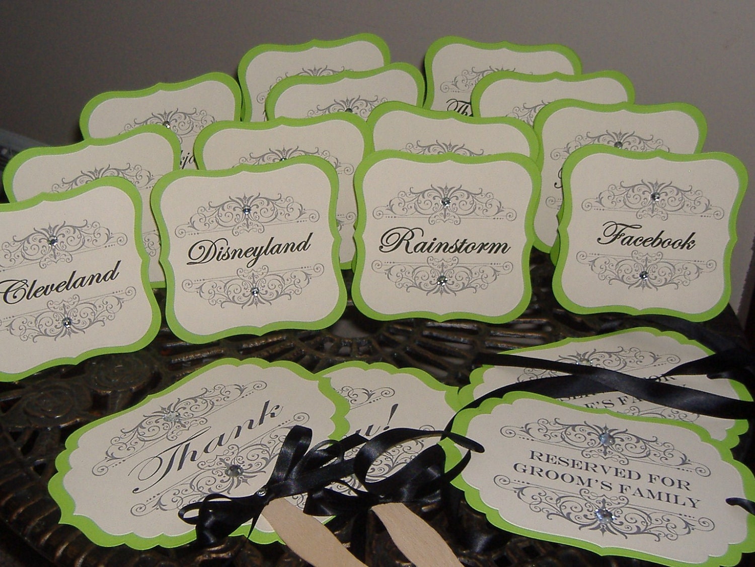 Table Numbers for Weddings