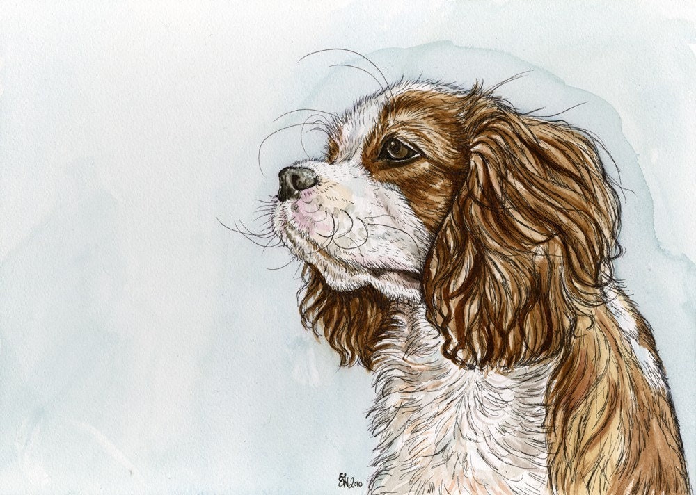 A Little Wishful Thinking - Art Dog Print