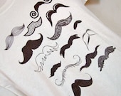 Mustache Collection Mens T-Shirt - Sizes S, M, L, XL
