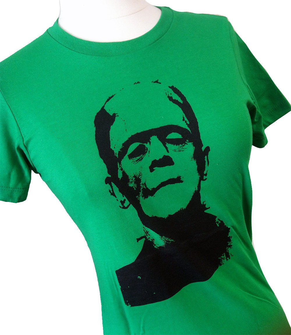 Frankenstein Monster Ladies T-Shirt - Sizes S, M, L, XL