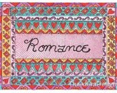 Valentine Pink Hearts  Romance  ACEO Signed Print by Theodora