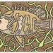 Original Micro Paper Mosaic Fish ACEO from Theodora