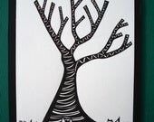 ORIGINAL Ink Drawing "Thick and Strong"