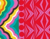 Alexander Henry Djada Border in Red and Pink