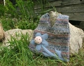 Felted Fair Isle Knitting Bag