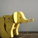 vintage walking elephant pull toy