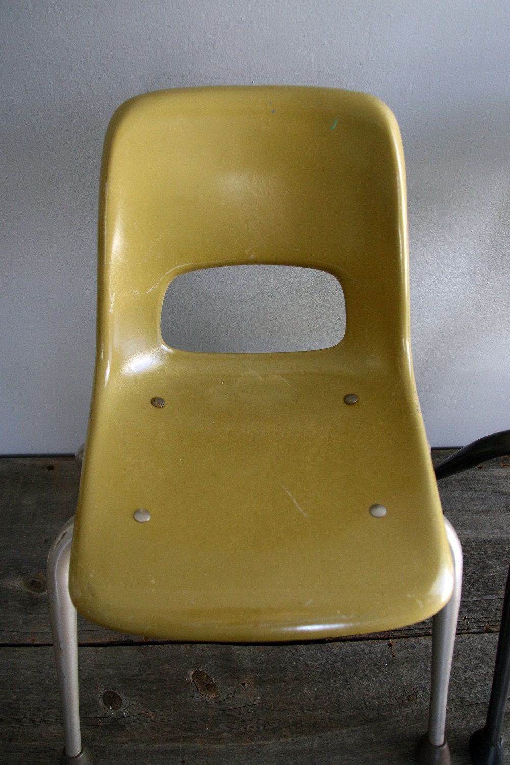 RESERVED. pair of fiberglass children's chairs