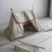 antique toy army tent & cots